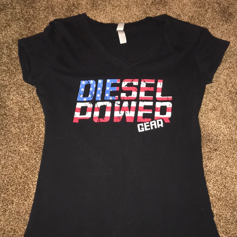 cute diesel power short sleeve shirt